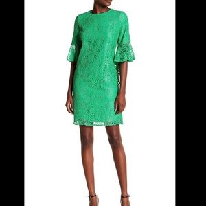 Nanette Lepore Green Lace Dress